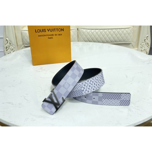 Louis Vuitton M0342V Initiales 40mm reversible belt in Damier Graphite canvas Louis Vuitton M0342V Initiales 40mm reversible belt in Damier Graphite canvas