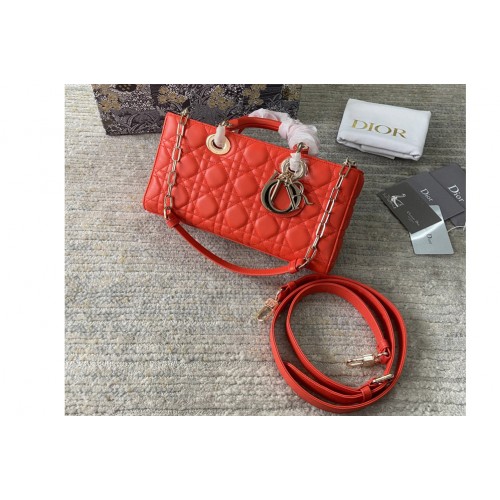 Christian Dior M0540 Lady D-Joy bag in Red Cannage Lambskin Christian Dior M0540 Lady D-Joy bag in Red Cannage Lambskin