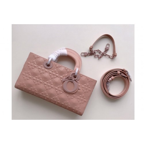 Dior M0540 Lady D-Joy bag in Pink Cannage Calfskin with Diamond Motif Dior M0540 Lady D-Joy bag in Pink Cannage Calfskin with Diamond Motif