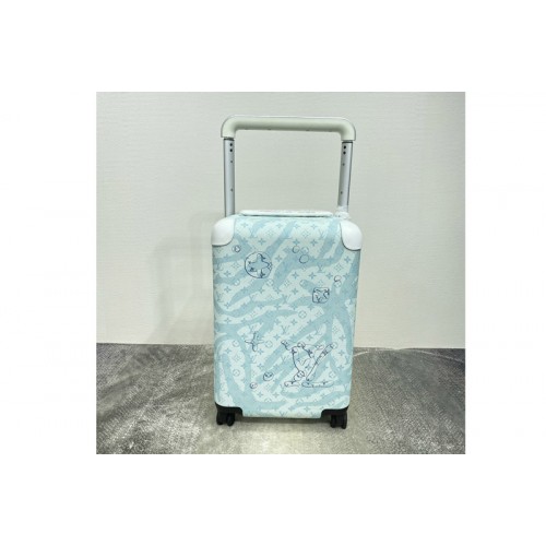 Louis Vuitton M10241 Horizon 55 trolley case in Monogram Aquagarden canvas