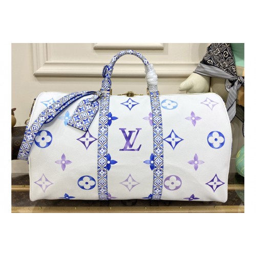 Louis Vuitton M10254 Keepall Bandoulière 45 Bag in Monogram coated canvas