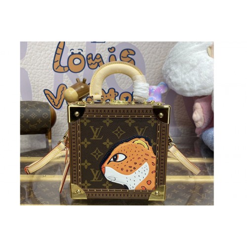 Louis Vuitton M11210 Mini Square Trunk Dalmatien in Monogram Canvas