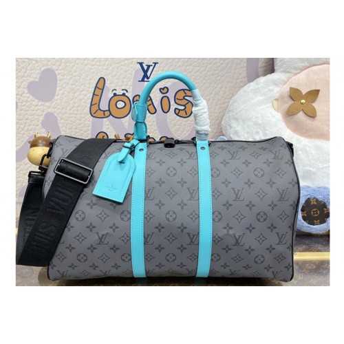 Louis Vuitton M11481 Keepall Bandouliere 45 Bag in Monogram Eclipse Reverse canvas