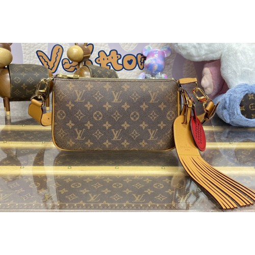 Louis Vuitton M11623 Pochette Accessoire XL in Monogram Dust canvas