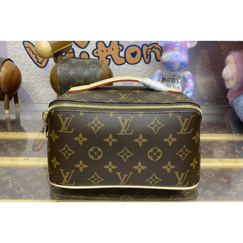 Louis Vuitton M11750 Toiletry Bag 2 Compartments travel pouch in Monogram coated canvas