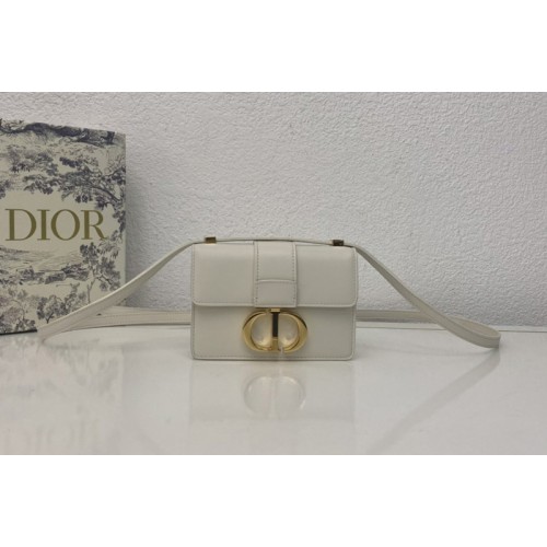 Christian Dior M1210 Dior 30 Montaigne mini bag in White Box Calfskin Christian Dior M1210 Dior 30 Montaigne mini bag in White Box Calfskin