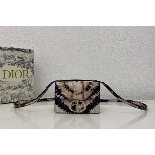 Christian Dior M1210 Dior 30 Montaigne mini bag in Multicolor Tie & 038  Dior Embroidery