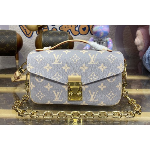 Louis Vuitton M12429 Pochette Metis East West Bag in Trianon Gray Coated canvas