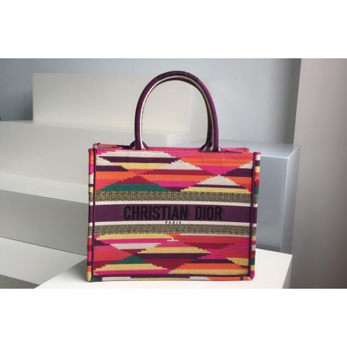 Christian Dior M1296 Small Dior Book Tote Bag in Dior embroidery Christian Dior M1296 Small Dior Book Tote Bag in Dior embroidery