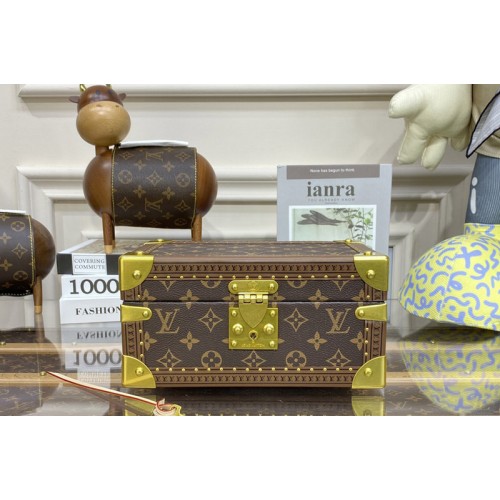 Louis Vuitton M47023 Coffret Tresor 24 Jewellery Box in monogram canvas