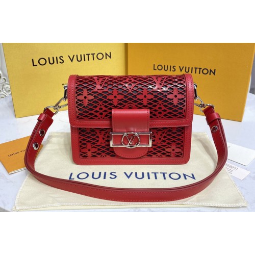 Louis Vuitton M20359 Dauphine Mini handbag in Red Patent calfskin