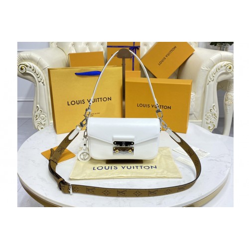 Louis Vuitton M20395 Swing handbag in White Calfskin leather