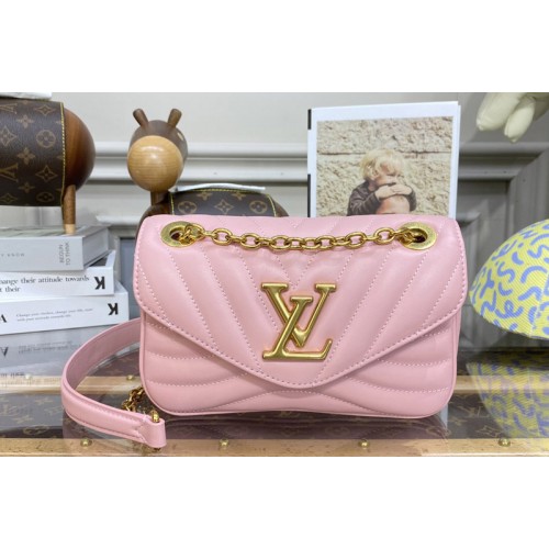 Louis Vuitton M20687 New Wave Chain Bag PM Bag in Pink Leather