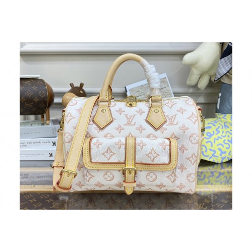 Louis Vuitton M20919 Speedy Bandoulière 25 handbag in Beige Monogram coated canvas