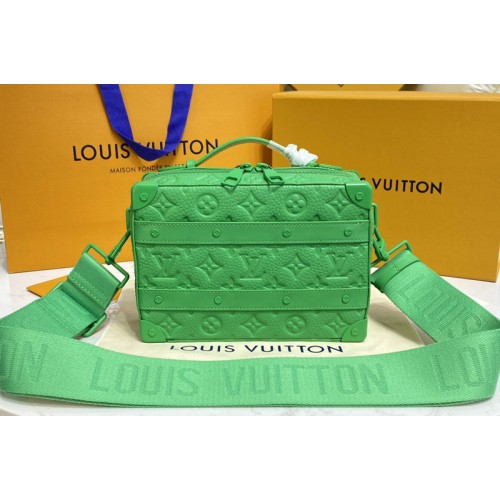 Louis Vuitton M20956 Handle Soft Trunk bag in Green Taurillon Monogram leather