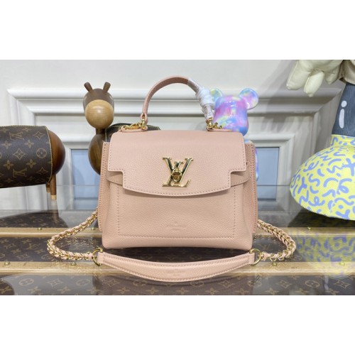 Louis Vuitton M21088 Lockme Ever Mini handbag in Pink Grained calf leather