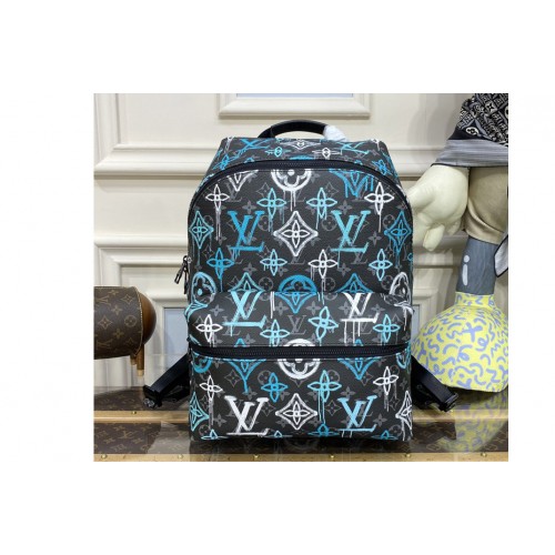 Louis Vuitton M21395 Discovery Backpack in Graffiti Green Monogram coated canvas