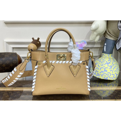 Louis Vuitton M21585 On My Side PM handbag in Brown Calf leather