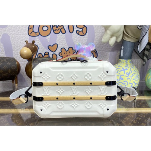 Louis Vuitton M21950 Future Trunk Bag in White Calf leather
