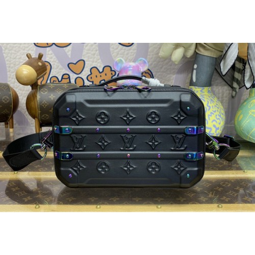 Louis Vuitton M21935 Future Trunk Bag in Black Calf leather