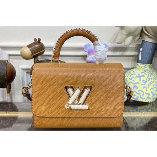 Louis Vuitton M22229 Twist MM handbag in Gold Epi Leather