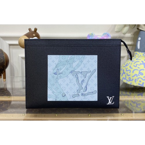 Louis Vuitton M22763 Pochette Voyage MM bag in Monogram Washed Denim canvas