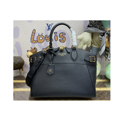 Louis Vuitton M22914 Lock It MM bag in Black Taurillon leather