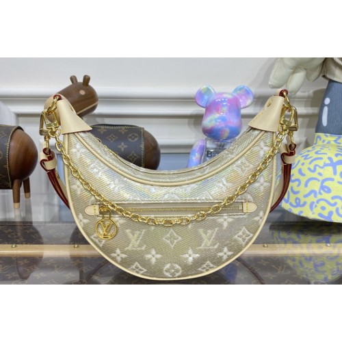 Louis Vuitton M22928 Loop PM baguette handbag in Beige Monoglam coated canvas