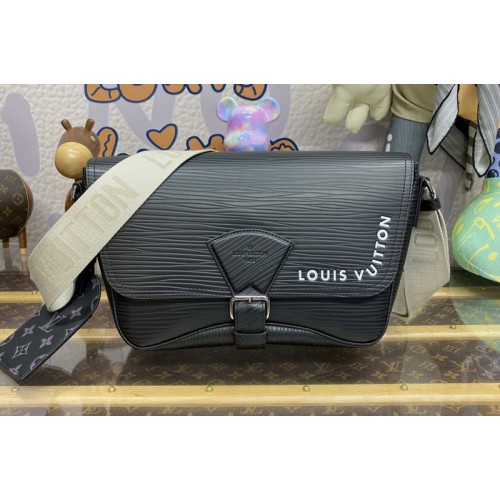 Louis Vuitton M23097 Montsouris Messenger bag in Black Epi Leather Louis Vuitton M23097 Montsouris Messenger bag in Black Epi Leather
