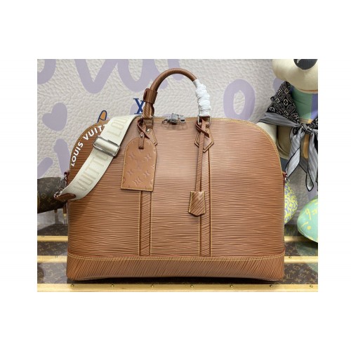 Louis Vuitton M23102 Alma Travel GM bag in Cognac Epi Soft XL calfskin Louis Vuitton M23102 Alma Travel GM bag in Cognac Epi Soft XL calfskin