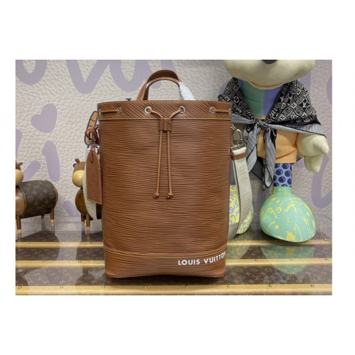 Louis Vuitton M23117 Maxi Noe Sling bag in Cognac Epi Soft XL calfskin