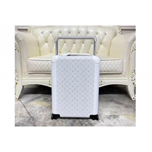 Louis Vuitton M23002 Horizon 55 Bag in White Monogram Eclipse Canvas