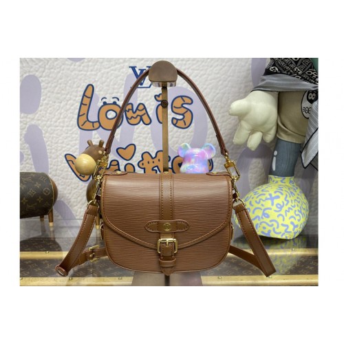 Louis Vuitton M23470 Saumur BB Bag in Cognac brown Epi Grained cowhide leather Louis Vuitton M23470 Saumur BB Bag in Cognac brown Epi Grained cowhide leather