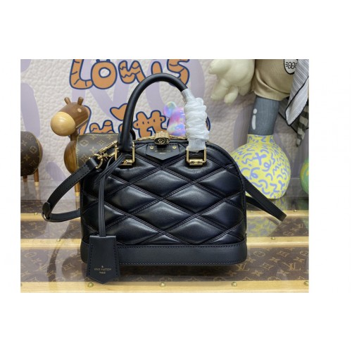 Louis Vuitton M23666 Alma BB handbag in Black Lamb leather