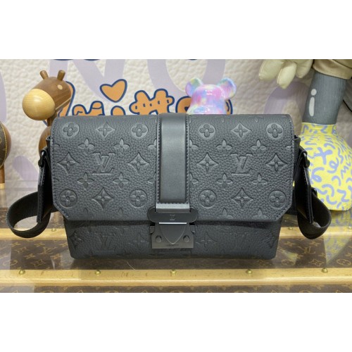 Louis Vuitton M23741 S-Cape Messenger bag in Taurillon Monogram embossed cowhide leather