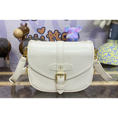 Louis Vuitton M23746 Saumur BB Bag in Quartz Epi Grained cowhide leather Louis Vuitton M23746 Saumur BB Bag in Quartz Epi Grained cowhide leather