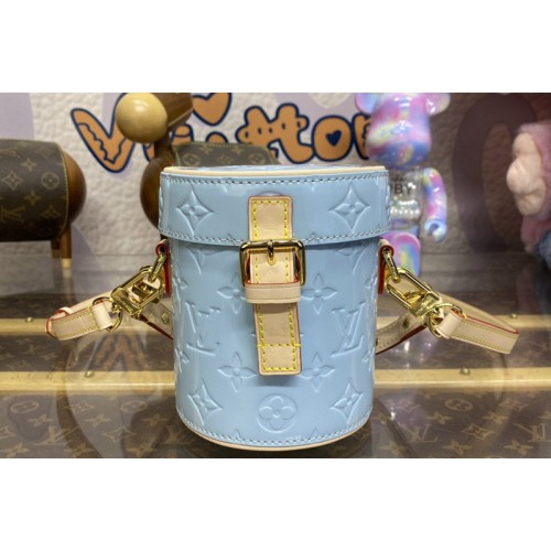 Louis Vuitton M24099 Astor bag in Blue Monogram Vernis embossed leather Louis Vuitton M24099 Astor bag in Blue Monogram Vernis embossed leather