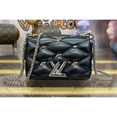 Louis Vuitton M24246 Pico GO-14 bag in Black Lambskin Leather