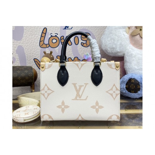 Louis Vuitton M24533 OnTheGo PM small tote Bag in Monogram Empreinte leather