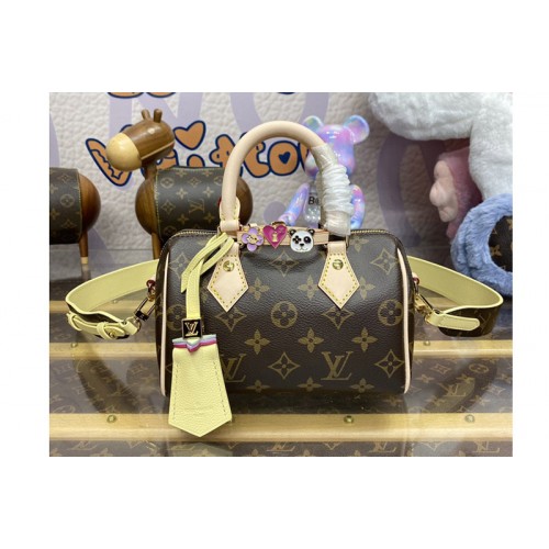 Louis Vuitton M46970 Speedy 18 Bandouliere Bag in Monogram Canvas Louis Vuitton M46970 Speedy 18 Bandouliere Bag in Monogram Canvas