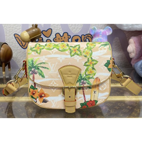 Louis Vuitton M24986 Montsouris Messenger PM bag in Sand Monogram Surfin’ coated canvas