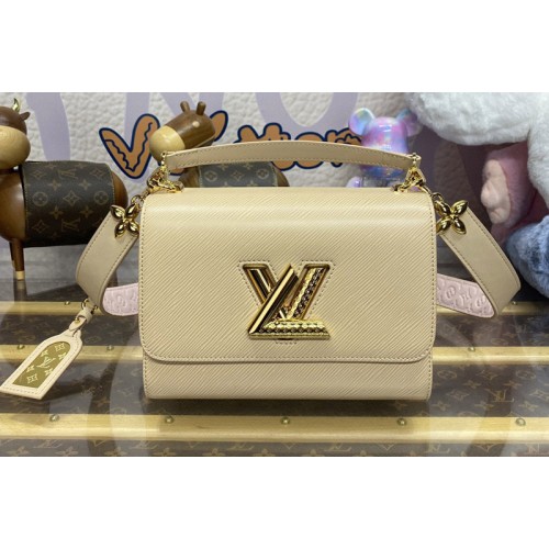 Louis Vuitton M25362 Twist PM handbag in Beige Epi grained leather