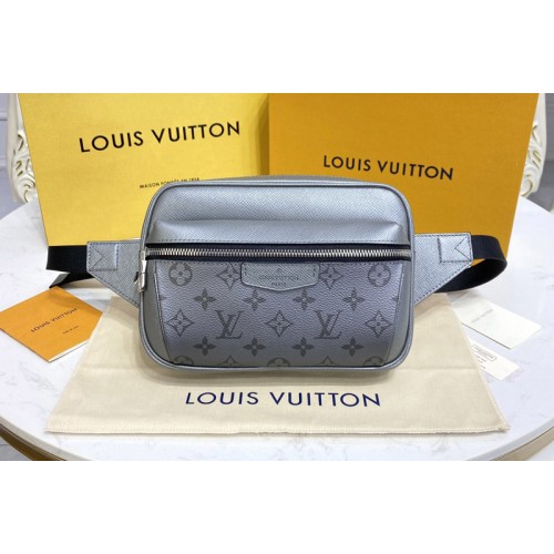 Louis Vuitton M30245 Outdoor Bumbag in Gray Monogram coated canvas and Taiga leather