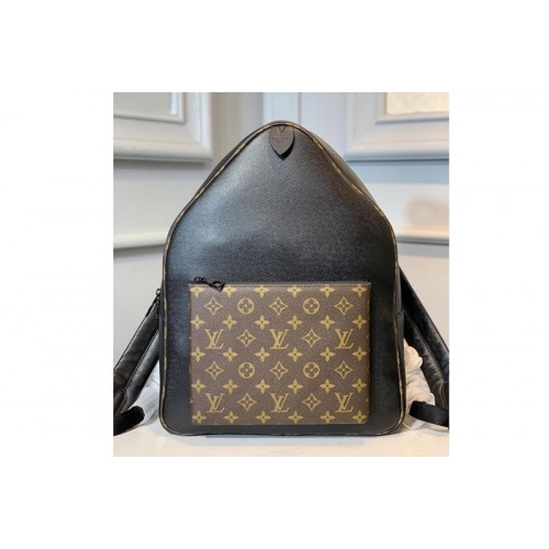 Louis Vuitton M30259 Apollo Backpack in Monogram Canvas and Taiga Leather