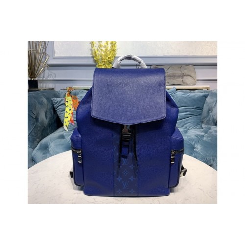 Louis Vuitton M30419 Outdoor backpack in Taiga leather with Monogram Eclipse canvas