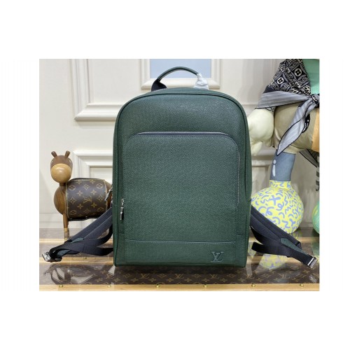 Louis Vuitton M30857 Adrian Backpack in Green Taiga leather