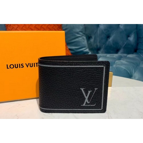 Louis Vuitton M68236 Multiple Wallet Black Taurillon leather