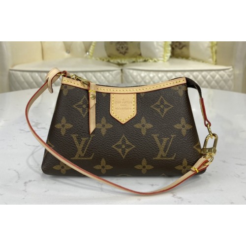 Louis Vuitton M40309 Mini Pochette Delightful Pouch Bag in Monogram Canvas Louis Vuitton M40309 Mini Pochette Delightful Pouch Bag in Monogram Canvas