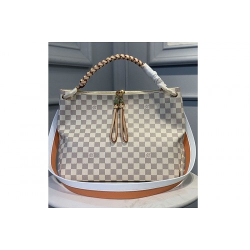 Louis Vuitton N40343 Beaubourg Hobo MM bag in Damier Azur Canvas Louis Vuitton N40343 Beaubourg Hobo MM bag in Damier Azur Canvas