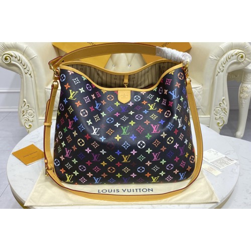 Louis Vuitton M40353 Graceful MM hobo Bag in Black Monogram Multicolor